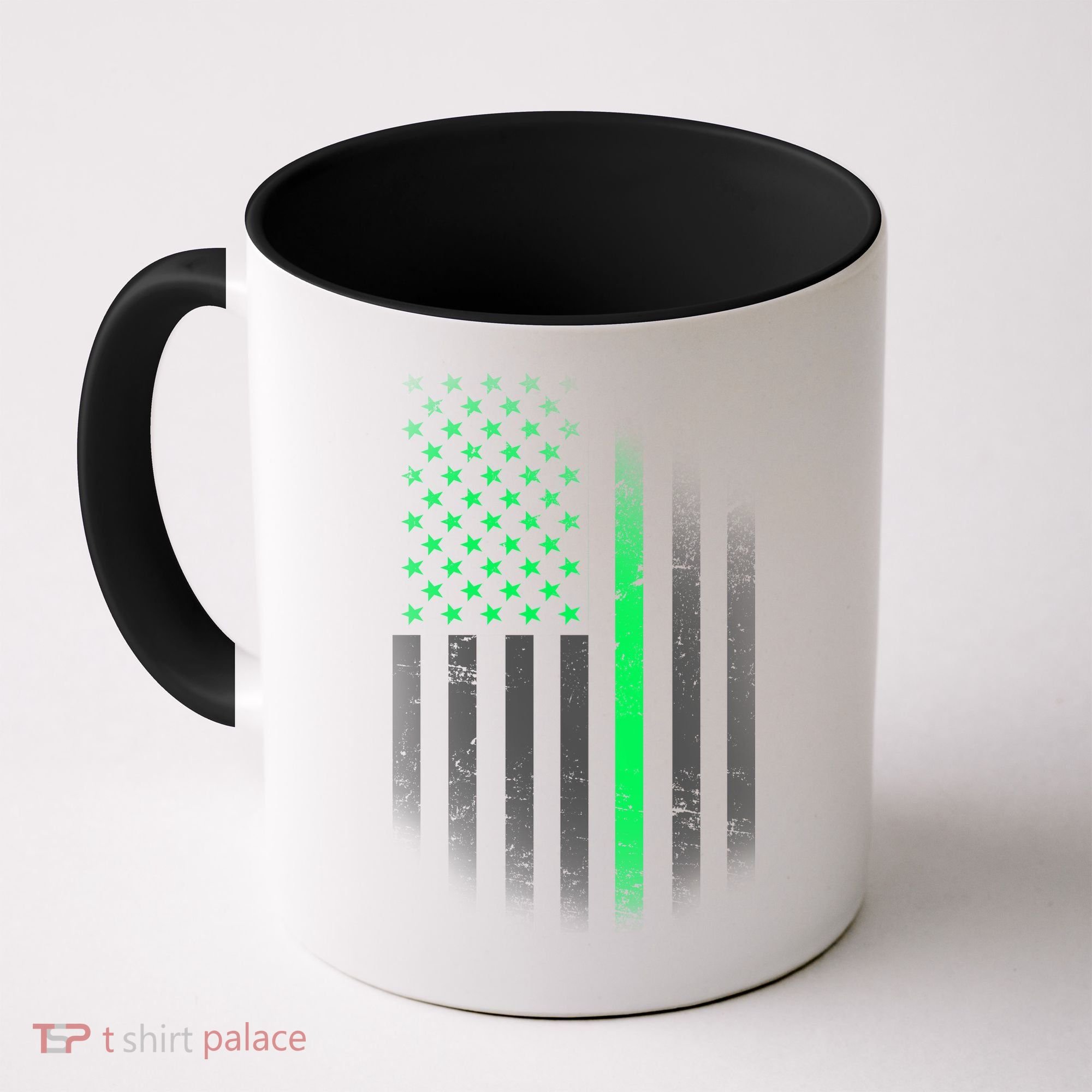 St. Patrick's Day Thin Green Line Flag Coffee Mug