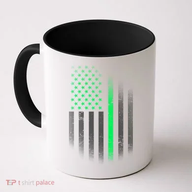 St. Patrick's Day Thin Green Line Flag Coffee Mug