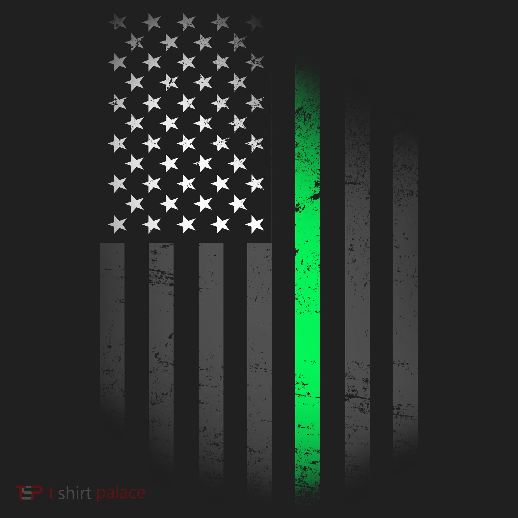 St. Patrick's Day Thin Green Line Flag Beanie