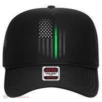 St. Patrick's Day Thin Green Line Flag Hat thumb 0