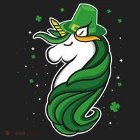 St. Patrick's Day Unicorn Five-Panel Snapback Cap thumb 2