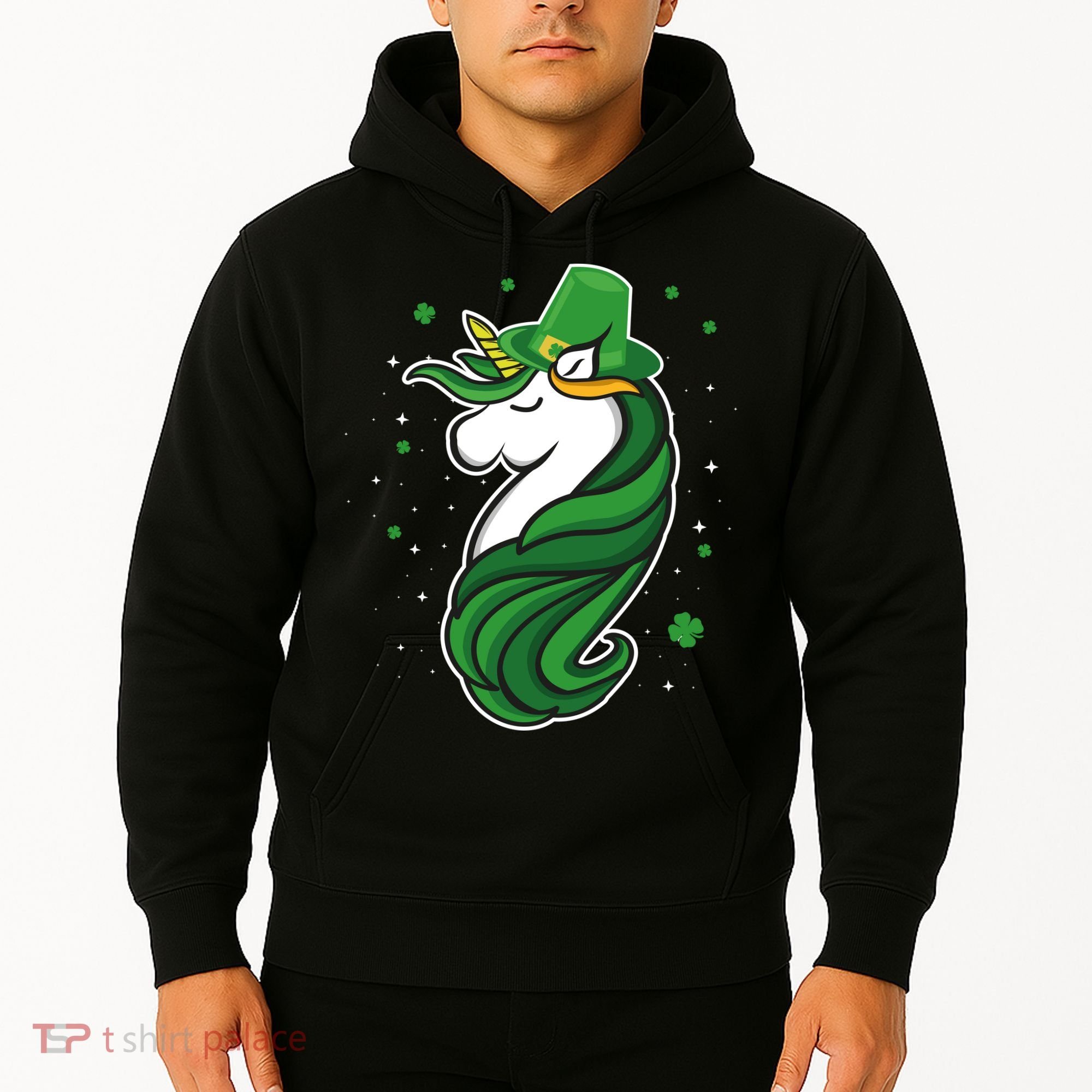 St. Patrick's Day Unicorn Hoodie