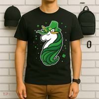 St. Patrick's Day Unicorn T-Shirt thumb 6