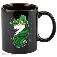 St. Patrick's Day Unicorn 11oz C Handle Ceramic Mug thumb 0