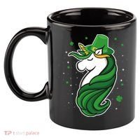 St. Patrick's Day Unicorn 11oz C Handle Ceramic Mug thumb 2