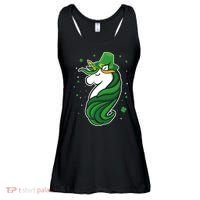 St. Patrick's Day Unicorn Ladies Essential Flowy Tank thumb 0
