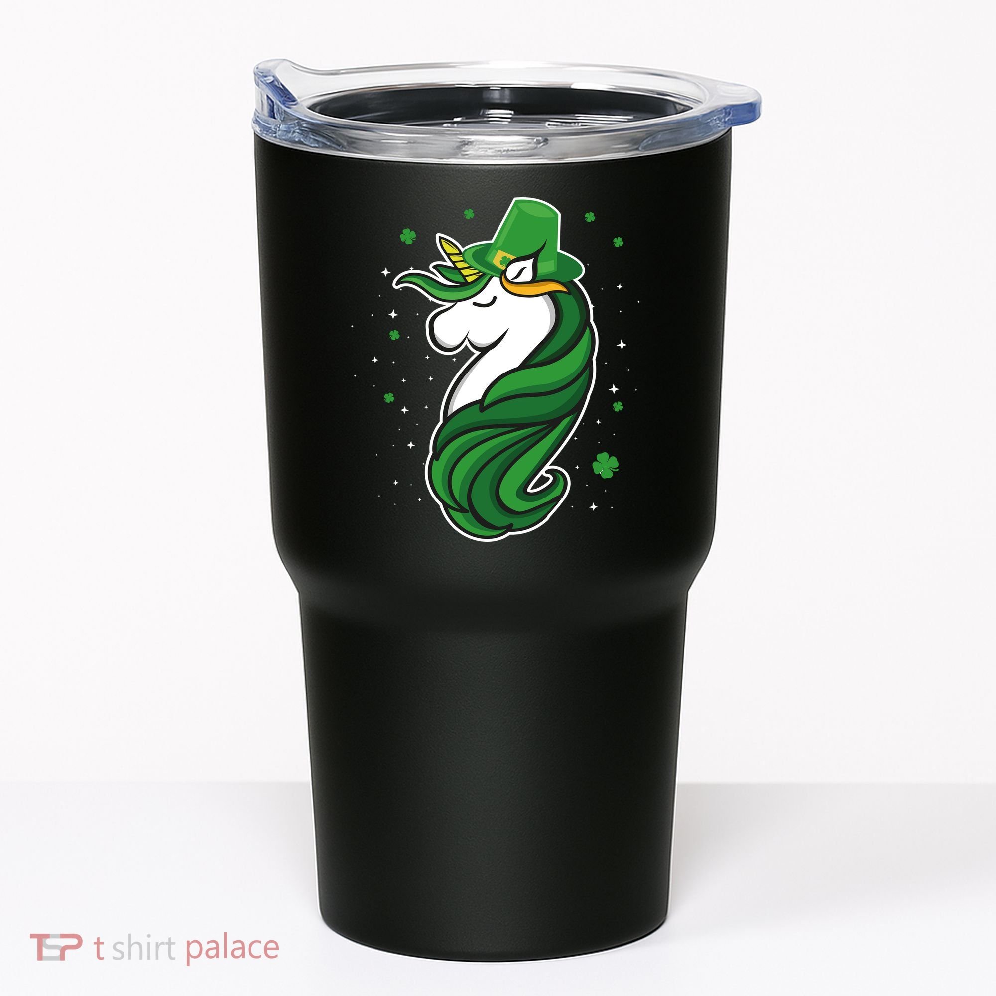 St. Patrick's Day Unicorn Tumbler