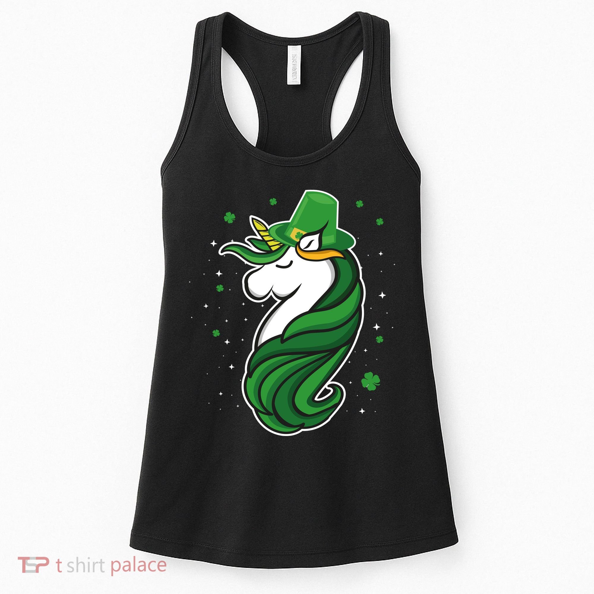 St. Patrick's Day Unicorn Women's Tank Top