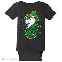 St. Patrick's Day Unicorn Baby Bodysuit thumb 0