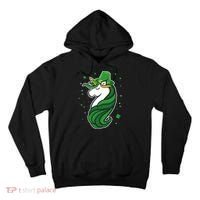 St. Patrick's Day Unicorn Tall Hoodie thumb 0