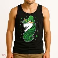 St. Patrick's Day Unicorn Tank Top thumb 3