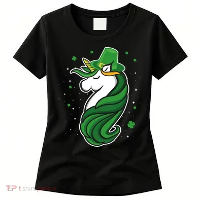 St. Patrick's Day Unicorn Women's T-Shirt