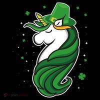 St. Patrick's Day Unicorn Kids Sweatshirt thumb 2