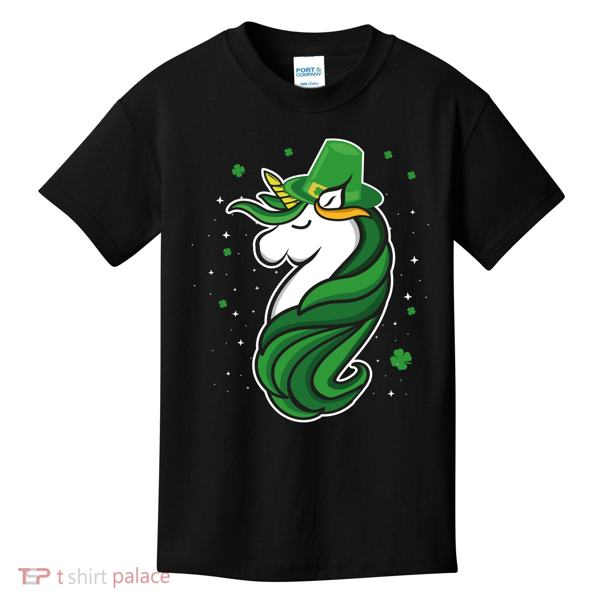 St. Patrick's Day Unicorn Kids T-Shirt