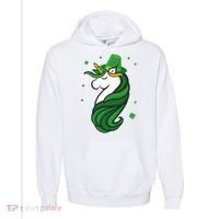 St. Patrick's Day Unicorn Comfort Colors Garment-Dyed Hooded Sweatshirt thumb 0
