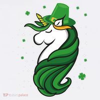 St. Patrick's Day Unicorn Comfort Colors Garment-Dyed Hooded Sweatshirt thumb 2