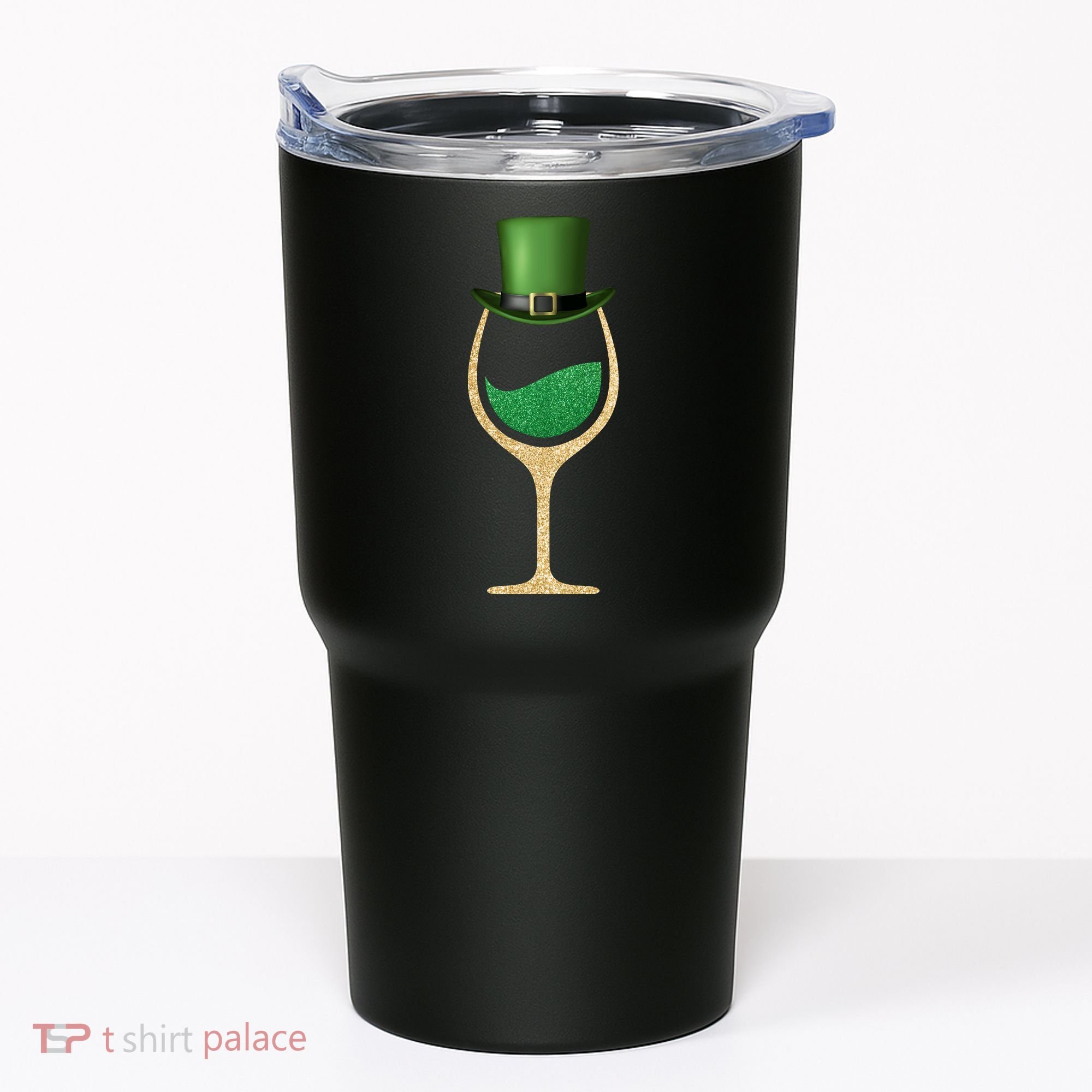 St. Patrick's Day Wine Glass Tumbler