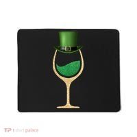 St. Patrick's Day Wine Glass Mousepad thumb 0