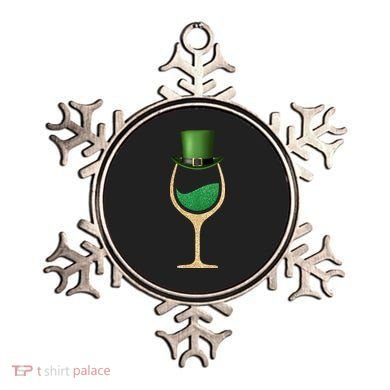 St. Patrick's Day Wine Glass Ornament