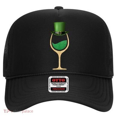 St. Patrick's Day Wine Glass Hat