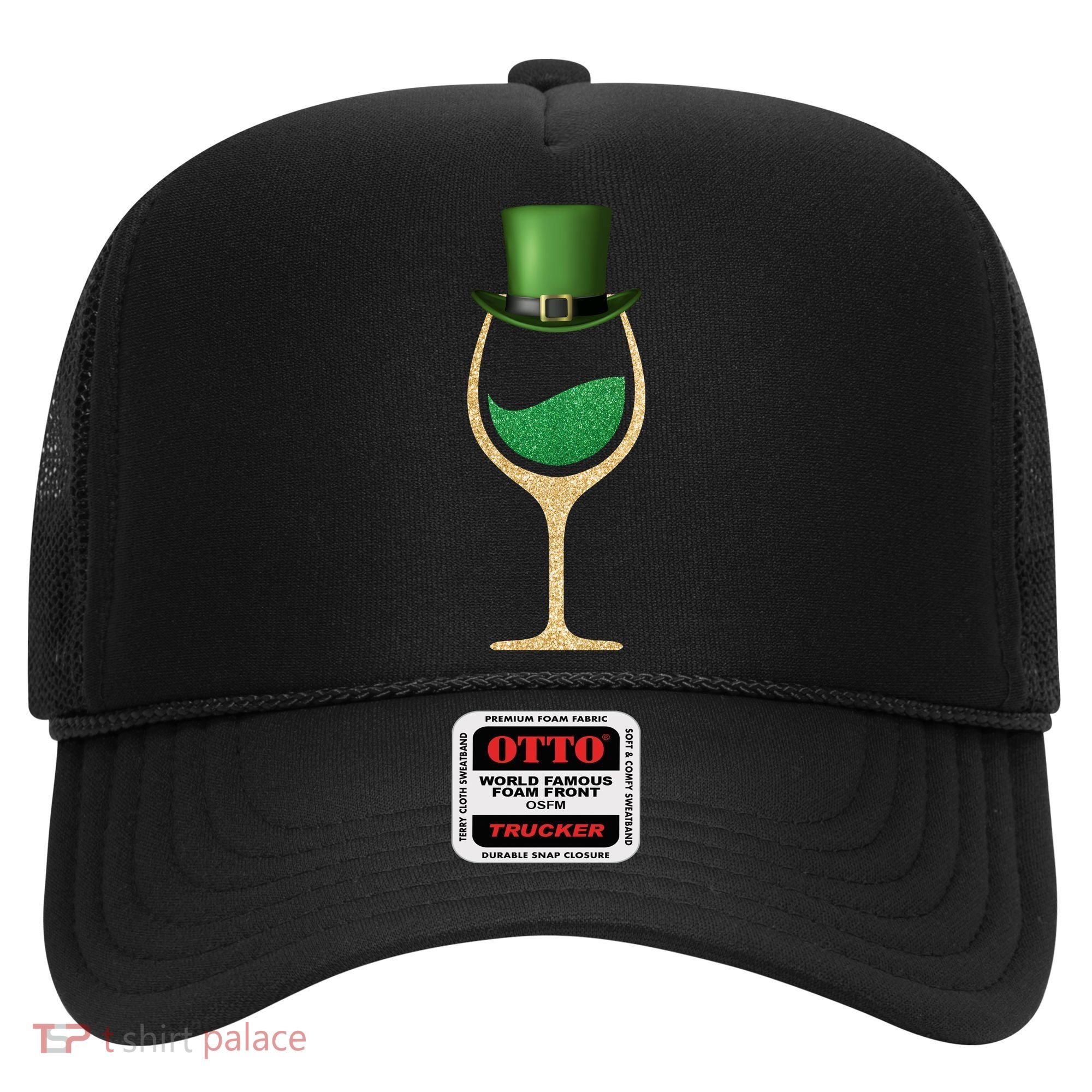 St. Patrick's Day Wine Glass Hat