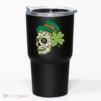 St Patricks Clover Skull Tumbler thumb 0
