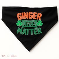 St Patricks Day - Ginger Lives Matter USA-Made Doggie Bandana thumb 0