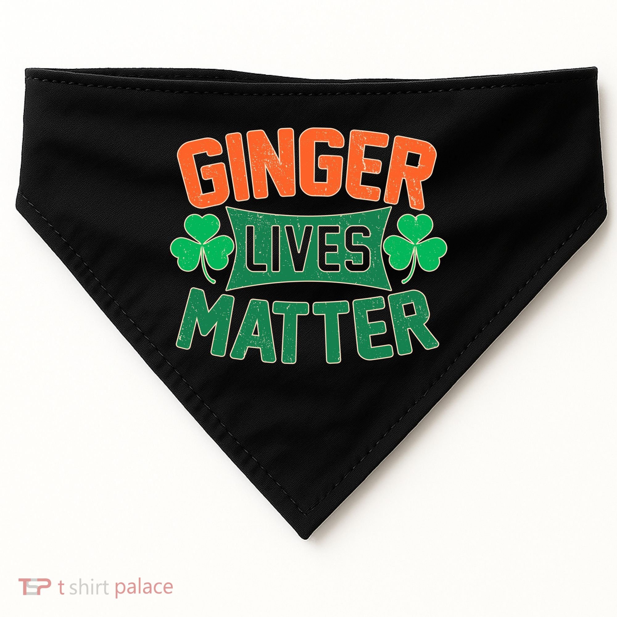 St Patricks Day - Ginger Lives Matter USA-Made Doggie Bandana