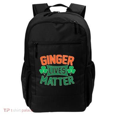 St Patricks Day - Ginger Lives Matter Backpack