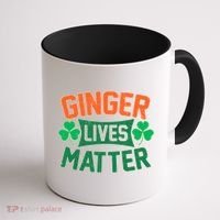 St Patricks Day - Ginger Lives Matter Coffee Mug thumb 1