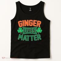 St Patricks Day - Ginger Lives Matter Tank Top thumb 2