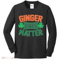 St Patricks Day - Ginger Lives Matter Kids Long Sleeve Shirt thumb 0
