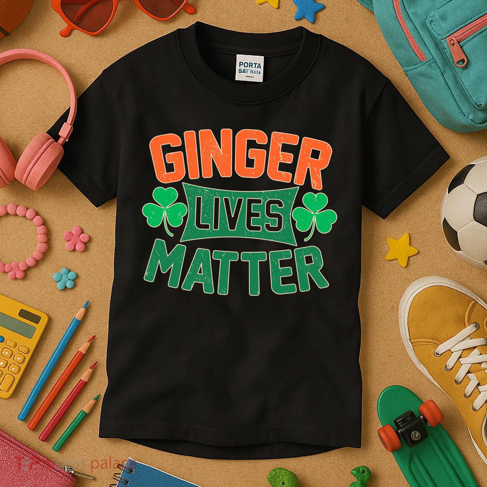 St Patricks Day - Ginger Lives Matter Kids T-Shirt