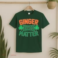 St Patricks Day - Ginger Lives Matter T-Shirt thumb 2