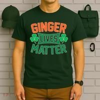 St Patricks Day - Ginger Lives Matter T-Shirt thumb 6