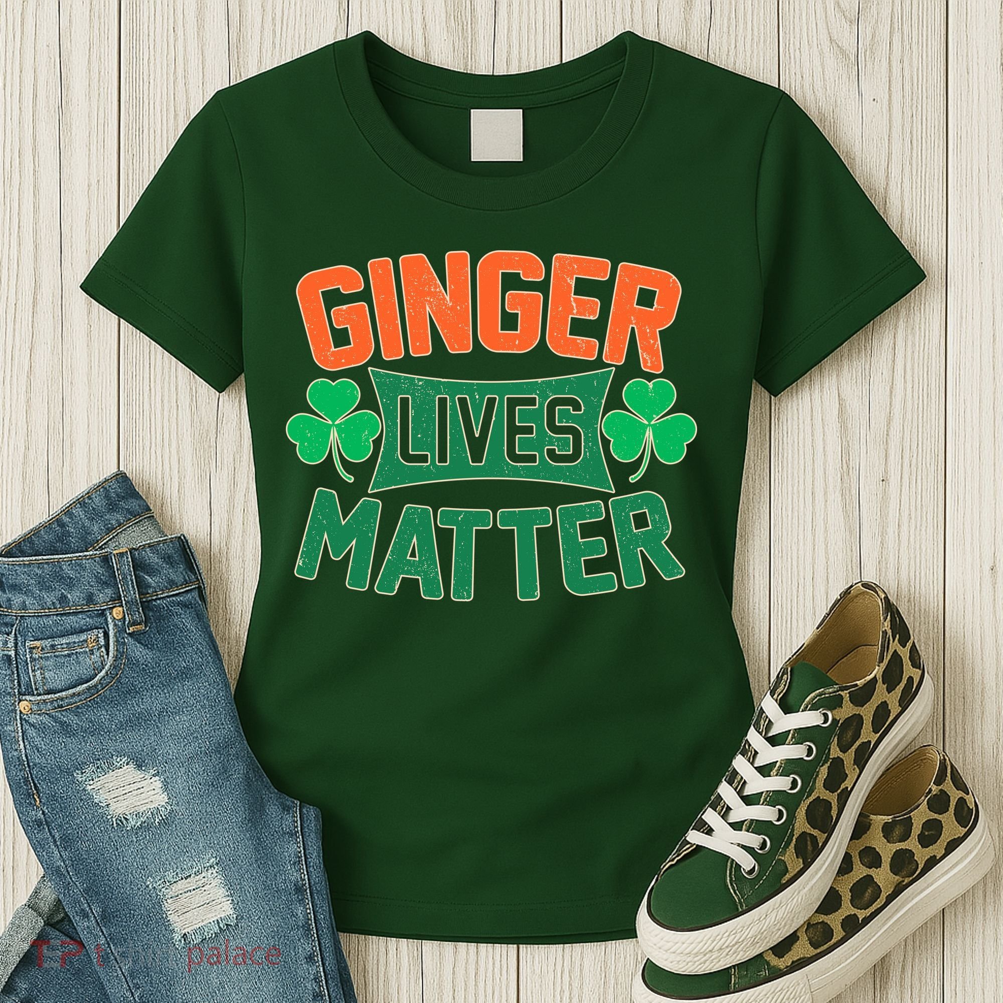 St Patricks Day - Ginger Lives Matter Women's T-Shirt