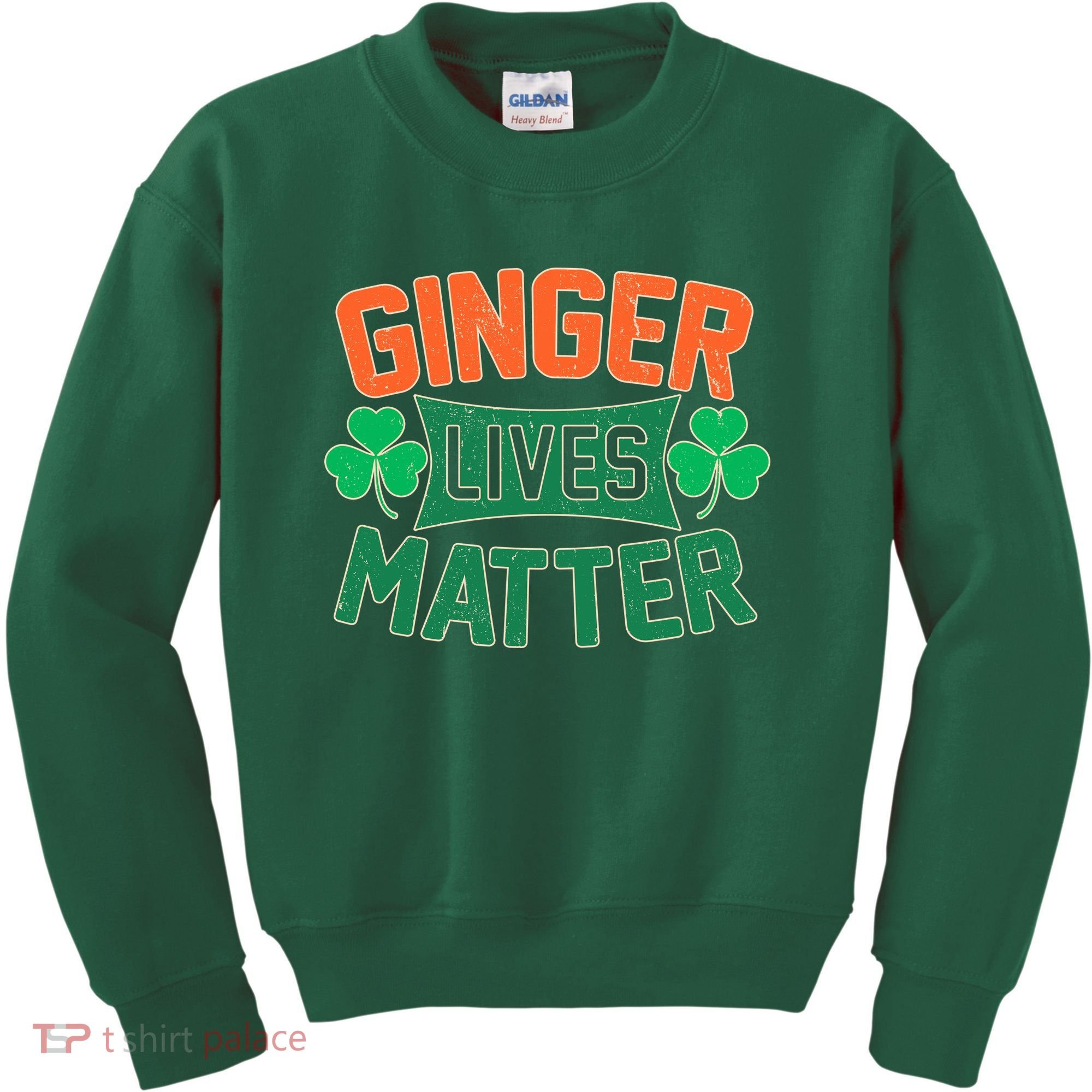St Patricks Day - Ginger Lives Matter Kids Sweatshirt