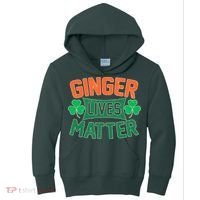 St Patricks Day - Ginger Lives Matter Kids Hoodie thumb 0