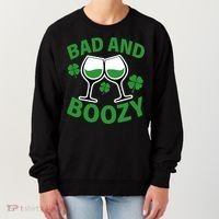 St Patrick's Day Bad and Boozy Women's Sweatshirt thumb 0