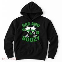 St Patrick's Day Bad and Boozy Hoodie thumb 0