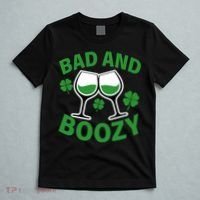 St Patrick's Day Bad and Boozy T-Shirt thumb 5