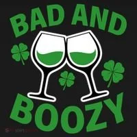 St Patrick's Day Bad and Boozy Bucket Hat thumb 4