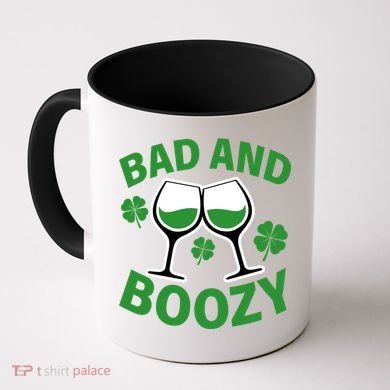 St Patrick's Day Bad and Boozy Coffee Mug