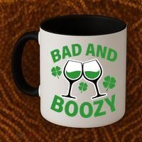 St Patrick's Day Bad and Boozy Coffee Mug thumb 2