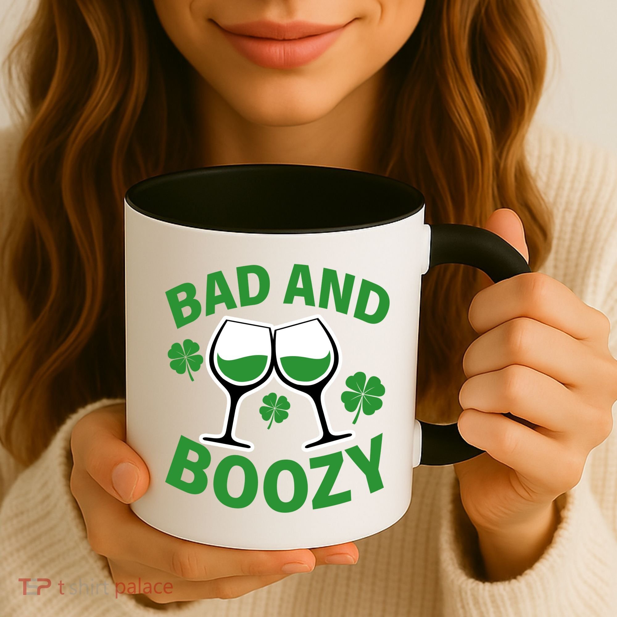 St Patrick's Day Bad and Boozy Coffee Mug