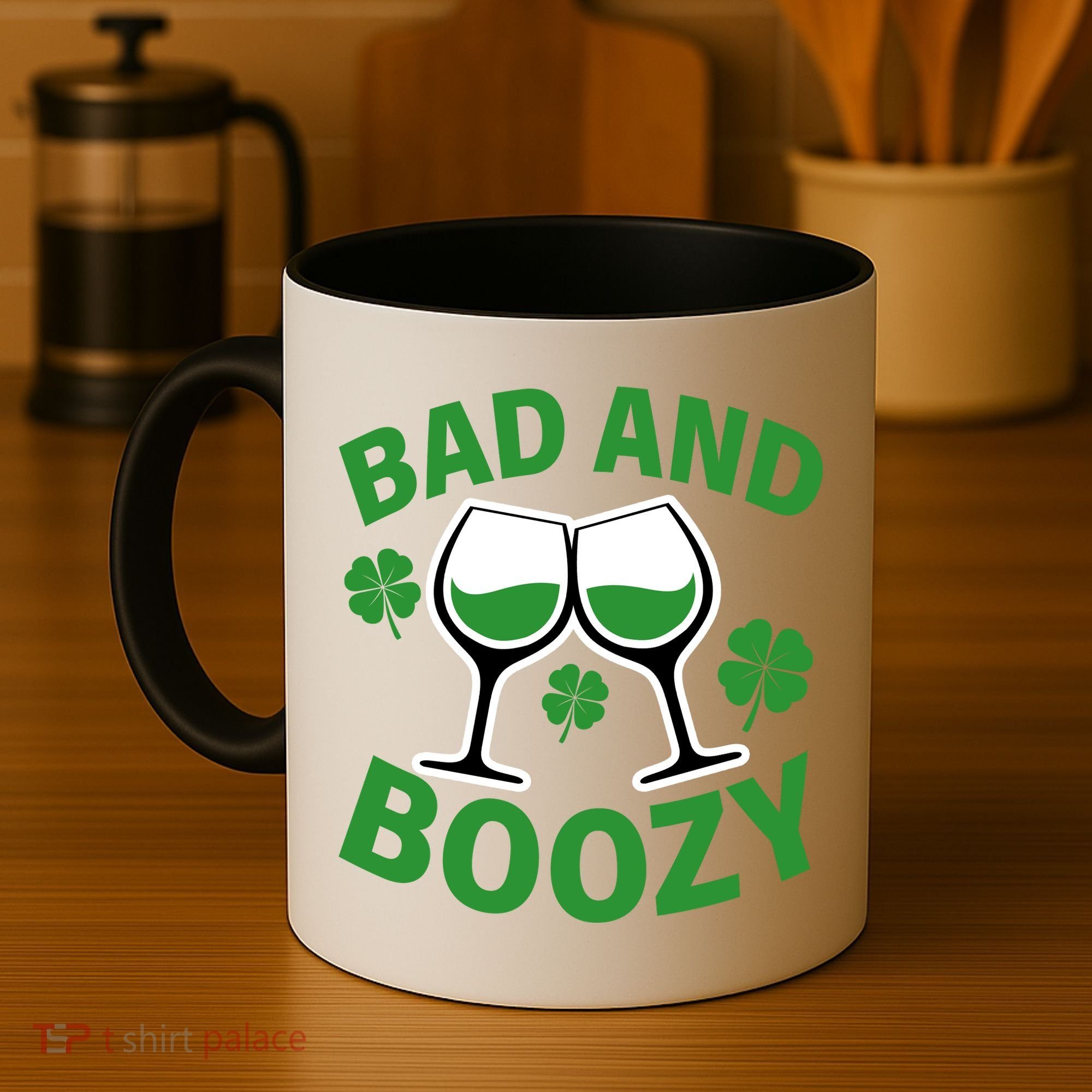 St Patrick's Day Bad and Boozy Coffee Mug