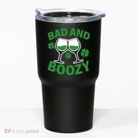St Patrick's Day Bad and Boozy Tumbler thumb 0