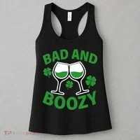 St Patrick's Day Bad and Boozy Women's Tank Top thumb 3