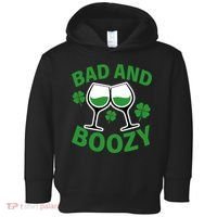 St Patrick's Day Bad and Boozy Toddler Hoodie thumb 0