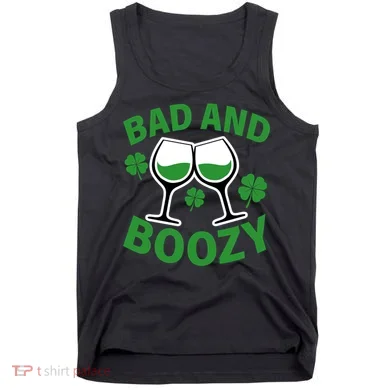 St Patrick's Day Bad and Boozy Tank Top